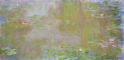 Nenúfares em Giverny, 1917 de Claude Monet